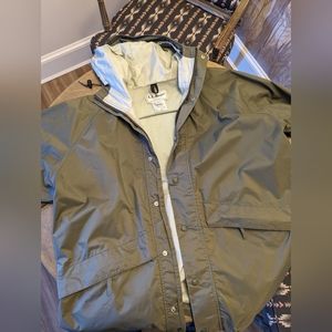 L.L. Bean Stowaway Rain Jacket